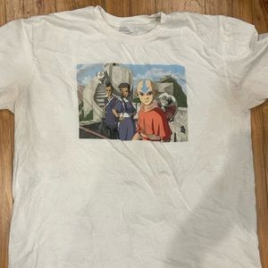 Used XL Avatar the Last Airbender White T-Shirt